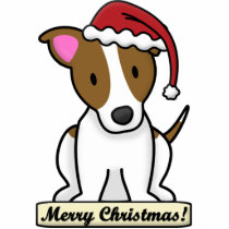 Cartoon Jack Russell Terrier Christmas Ornament photo sculptures