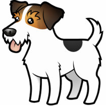Cartoon Jack Russell Terrier Photo Sculpture