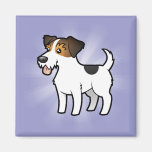 Cartoon Jack Russell Terrier Refrigerator Magnet