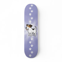 Cartoon Jack Russell Terrier Custom Skateboard