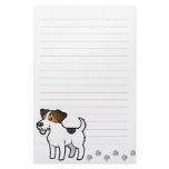 Cartoon Jack Russell Terrier Personalized Stationery