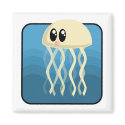 Cartoon Jellyfish magnets by nueyerdua Cartoon Jellyfish magnets