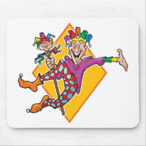 Cartoon Jester mousepads
