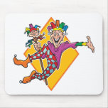 Cartoon Jester Mouse Mat