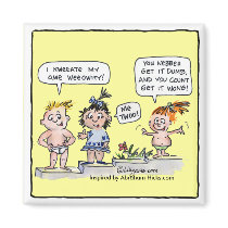 Cartoon Kids I Create My Own Reality Magnet by zooogle Cartoon Kids I Create My Own Reality Magnet