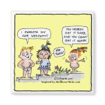 Cartoon Kids I Create My Own Reality Magnet