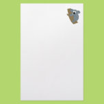 Cartoon Koala Stationery Paper