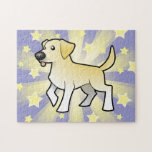 Cartoon Labrador Retriever Jigsaw Puzzle