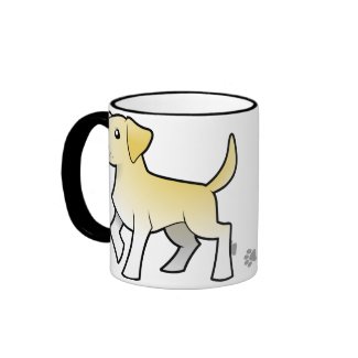 Cartoon Labrador Retriever mug