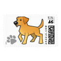 Cartoon Labrador Retriever stamp