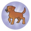 Cartoon Labrador Retriever sticker