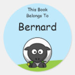 Cartoon Lamb Book Stickers
