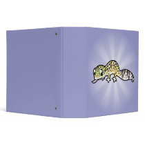 Cartoon Leopard Gecko Vinyl Binders