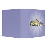 Cartoon Leopard Gecko binders