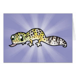 Cartoon Leopard Gecko Greeting Card