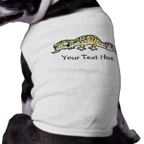Cartoon Leopard Gecko Pet Shirt
