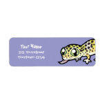Cartoon Leopard Gecko Return Address Labels