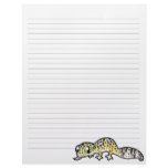 Cartoon Leopard Gecko letterhead