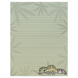 Cartoon Leopard Gecko Custom Letterhead