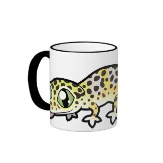 Cartoon Leopard Gecko mug