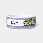Cartoon Leopard Gecko Cat Water Bowls