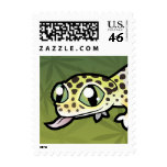 Cartoon Leopard Gecko Stamp