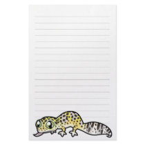 Cartoon Leopard Gecko Stationery