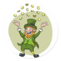 Cartoon Leprechaun stickers
