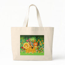 Cartoon Liger and Friends custom bag by Lioness_Graphics Cartoon Liger and Friends custom bag