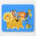 Cartoon Liger and Friends mousepad by Lioness_Graphics Cartoon Liger and Friends mousepad