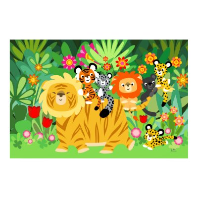 Cartoon Liger and Friends poster