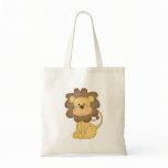 Cartoon Lion Tote Bags