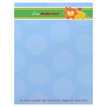 Cartoon Lion Fun Personal Custom Letterhead