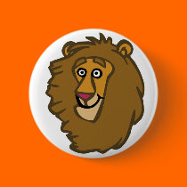 Cartoon Lion Head buttons