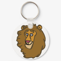 Cartoon Lion Head keychains