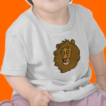 Cartoon Lion Head t-shirts