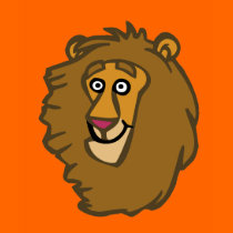 Cartoon Lion Head t-shirts