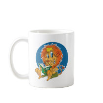 Cartoon Lion Reading mugs