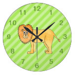 Cartoon Lion. Wall Clock