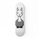Cartoon Llama Skate Board
