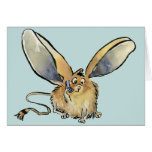 Cartoon Long Eared Jerboa Card