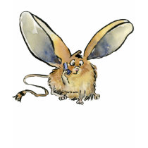 Cartoon Long Eared Jerboa T-Shirt