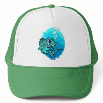 Cartoon Mad Fish hats by wizardofdraws Cartoon Mad Fish hats