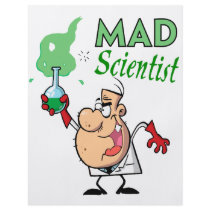 cartoon mad scientist personalized flyer