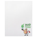 cartoon mad scientist personalized letterhead