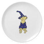 Cartoon magic dog party plate