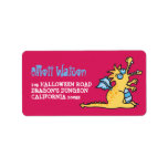 Cartoon Magic Dragon Halloween Address Labels