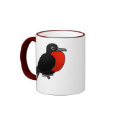 Customizable Magnificent Frigatebird Ringer Mug