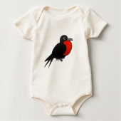 Customizable Magnificent Frigatebird Infant Organic Onesie / Creeper