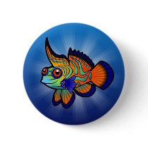 Cartoon Mandarin / Dragonet Fish Pin